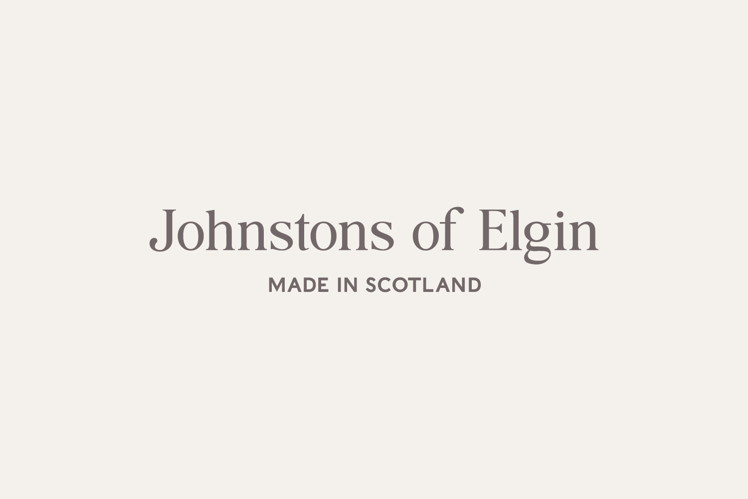 Johnstons of Elgin ジョンストンズ　ジョンストンズオブエルガン ロゴ LOGO